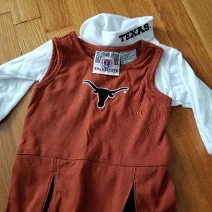 Texas Longhorn Cheerleader Outfit